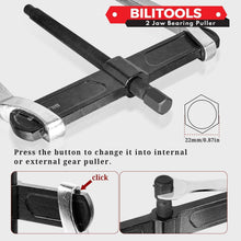 Load image into Gallery viewer, 10" 2-Jaw Gear Puller - Premium CR-V Steel for Internal/External Specimens