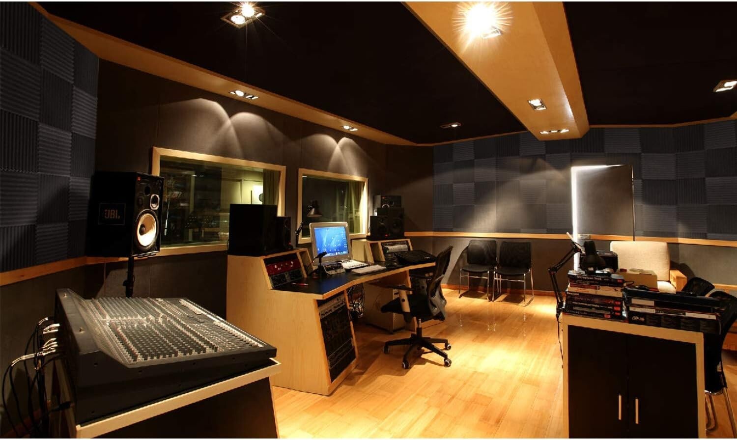 Fire-Resistant 80 Pack Soundproof Foam Panels - Safe Noise Reduction Solution