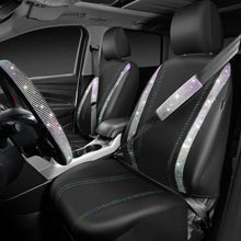 Load image into Gallery viewer, Universal Fit 12-Pc Bling Seat Covers &amp; Steering Wheel Set - Gift-Worthy Designs