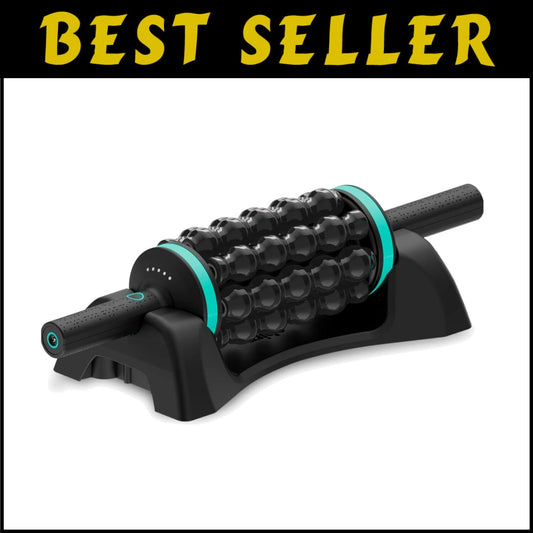 Deep Tissue RPM Rolling Massager - Hands-Free Percussion Therapy for Relief