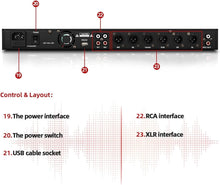 Load image into Gallery viewer, High-Quality Karaoke Audio Processor with 3 Microphone Channels and EQ Controls
