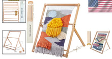 Load image into Gallery viewer, Traditional Weaving Loom with Stand - Extra-Large Frame for Creative Projects