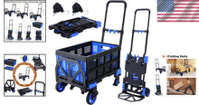 Load image into Gallery viewer, Lightweight Foldable Hand Truck Dolly with Bungee Cords &amp; Adjustable Handle