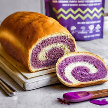 Load image into Gallery viewer, Natural Purple Sweet Potato Powder, Non-GMO Food Coloring - 16oz Resealable Pack