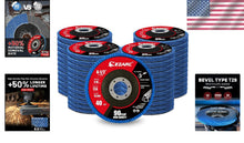 Load image into Gallery viewer, High Density Flap Sanding Discs – 4 1/2-Inch Type 29 for Efficient Metal Work