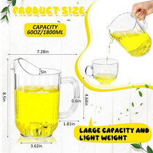 Load image into Gallery viewer, Lightweight Half-Gallon Clear Beverage Jugs - 12 Pack Perfect for Entertaining