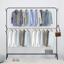 Load image into Gallery viewer, Adjustable Stainless Steel Hanging Rods - Maximize Closet Space with Ease