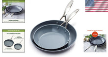 Load image into Gallery viewer, Valencia Pro Healthy Ceramic Nonstick Frying Pan Set - Induction &amp; Oven Safe