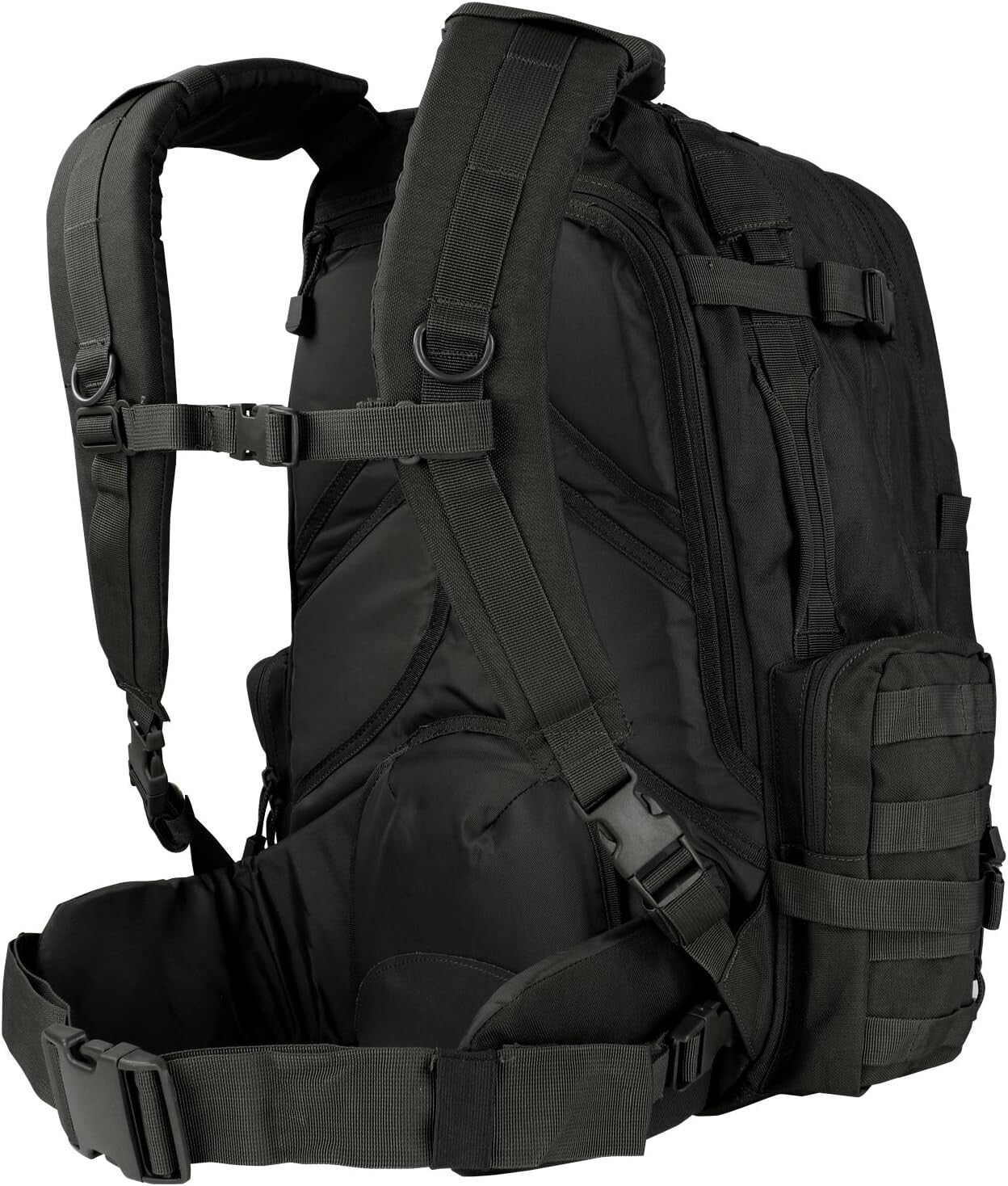 Durable 50L Tactical Assault Pack - Hydration-Compatible with Comfort Features