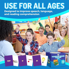 Load image into Gallery viewer, 300 Vocabulary Builder Flashcards for Speech Therapy, ESL, &amp; Autism Learning