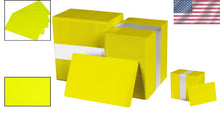 Load image into Gallery viewer, Pack of 500 Yellow CR80 PVC ID Cards - 30 mil Thickness - Ready to Print