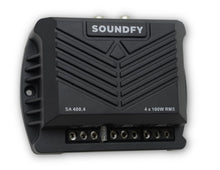 Load image into Gallery viewer, Compact 4-Channel Digital Car Audio Amplifier - 400W RMS with Crossover
