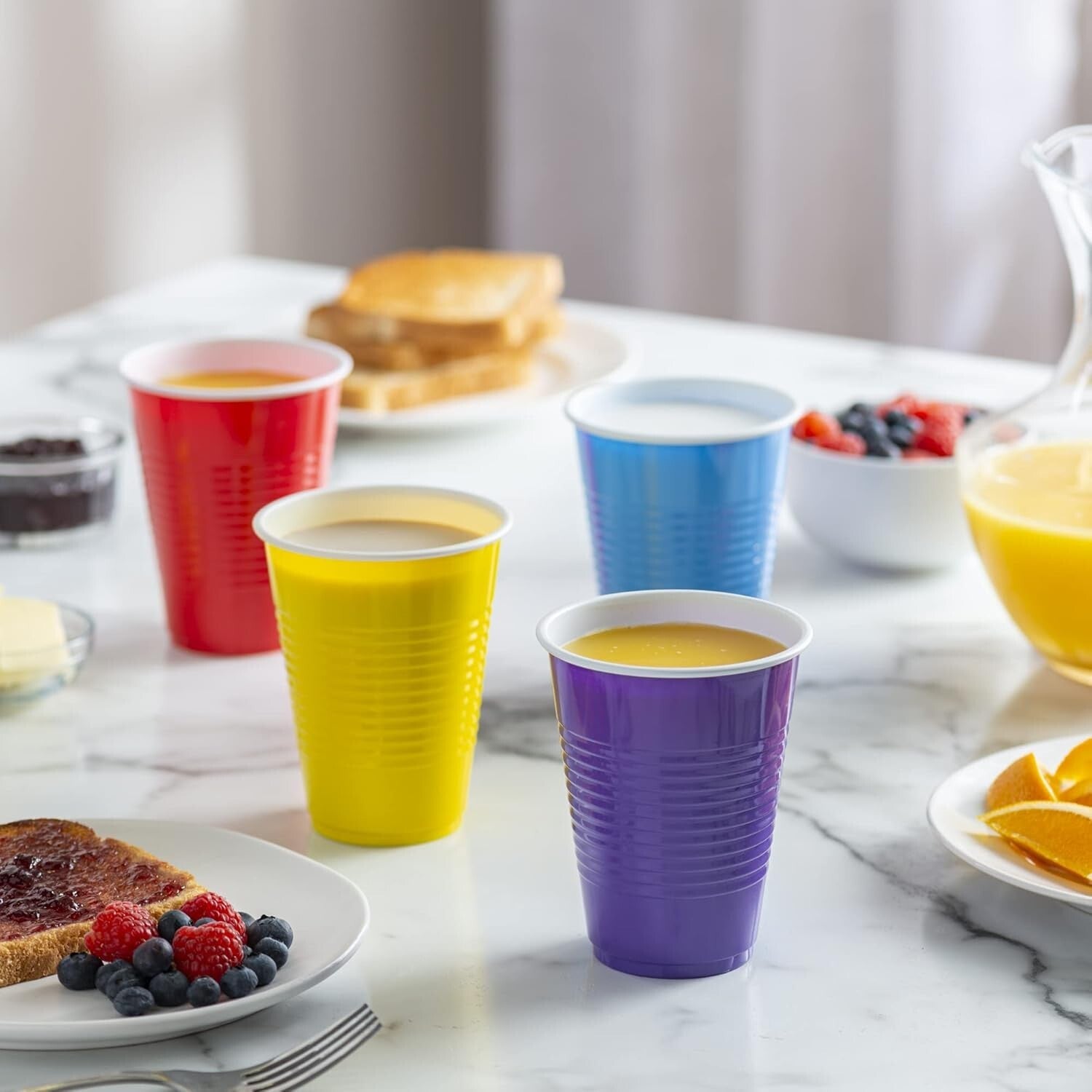 Durable Non-Slip 240 Count Plastic Drinking Cups - Perfect for Every Occasion