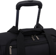 Load image into Gallery viewer, Durable 15-Inch Under Seat Travel Bag with USB Charger - Versatile Black Luggage