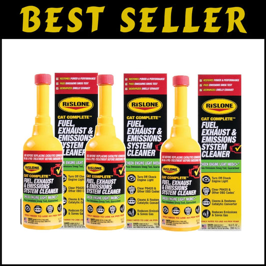 3-Pack CAT Complete Fuel & Emissions Cleaner - Boost Power & Mileage, 16.9 oz