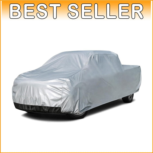 All Weather Heavy Duty Truck Cover - 6 Layers, Windproof, and Scratch Resistant