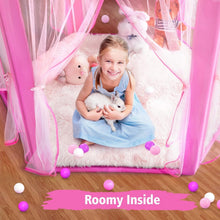 Load image into Gallery viewer, Princess Tent Playhouse for Kids – Enchanting Indoor/Outdoor Castle with Lights
