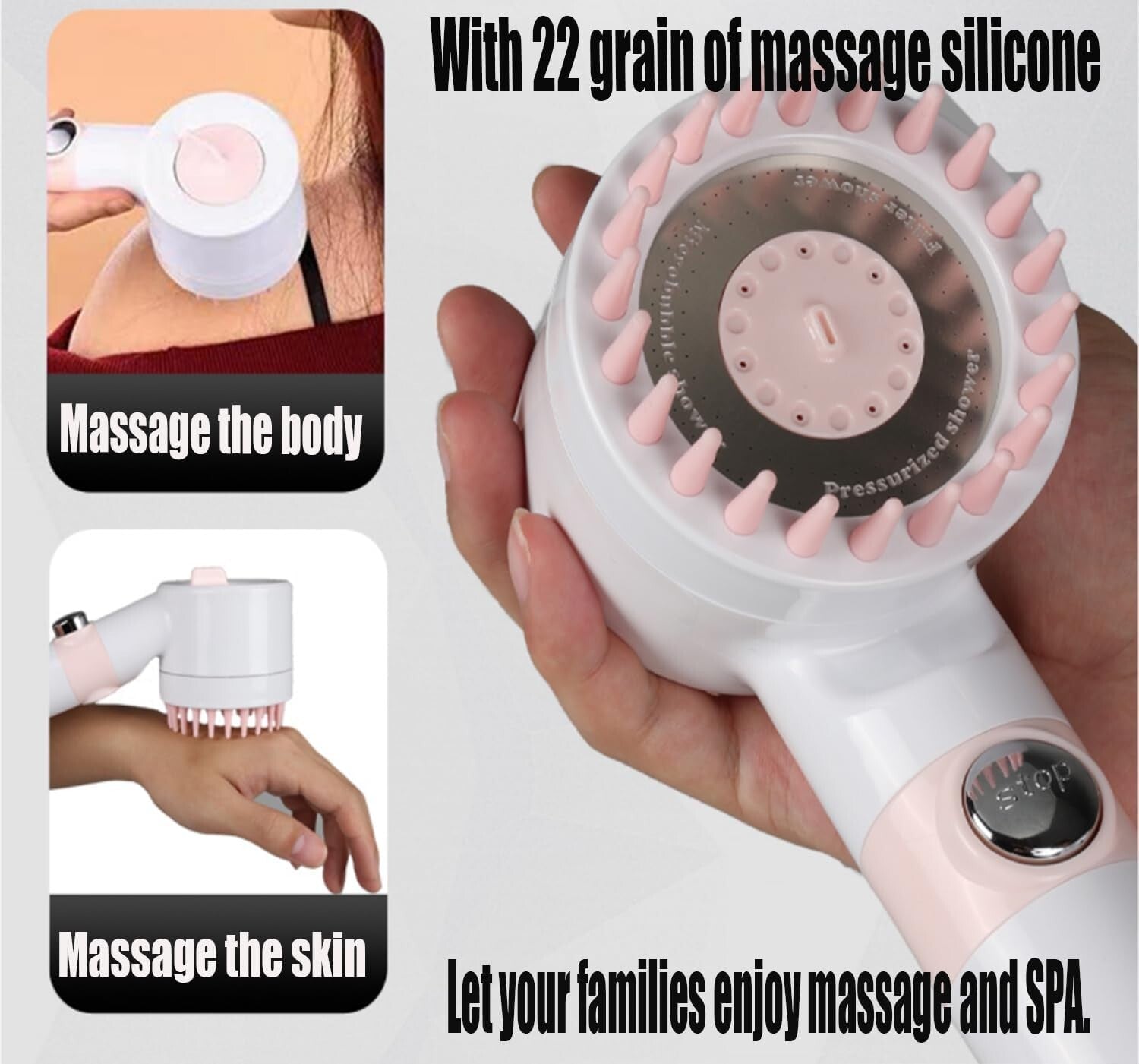 Filtered High Flow Shower Heads - Enjoy Spa-like Luxury with Low Water Pressure