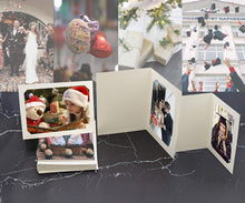 Load image into Gallery viewer, Modern Ivory Cardboard Photo Folders, 100-Pack for Special Events and Home Decor