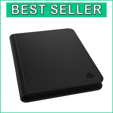 Load image into Gallery viewer, Water-Resistant 16-Pocket Trading Card Album - Secure Zip Closure Holder