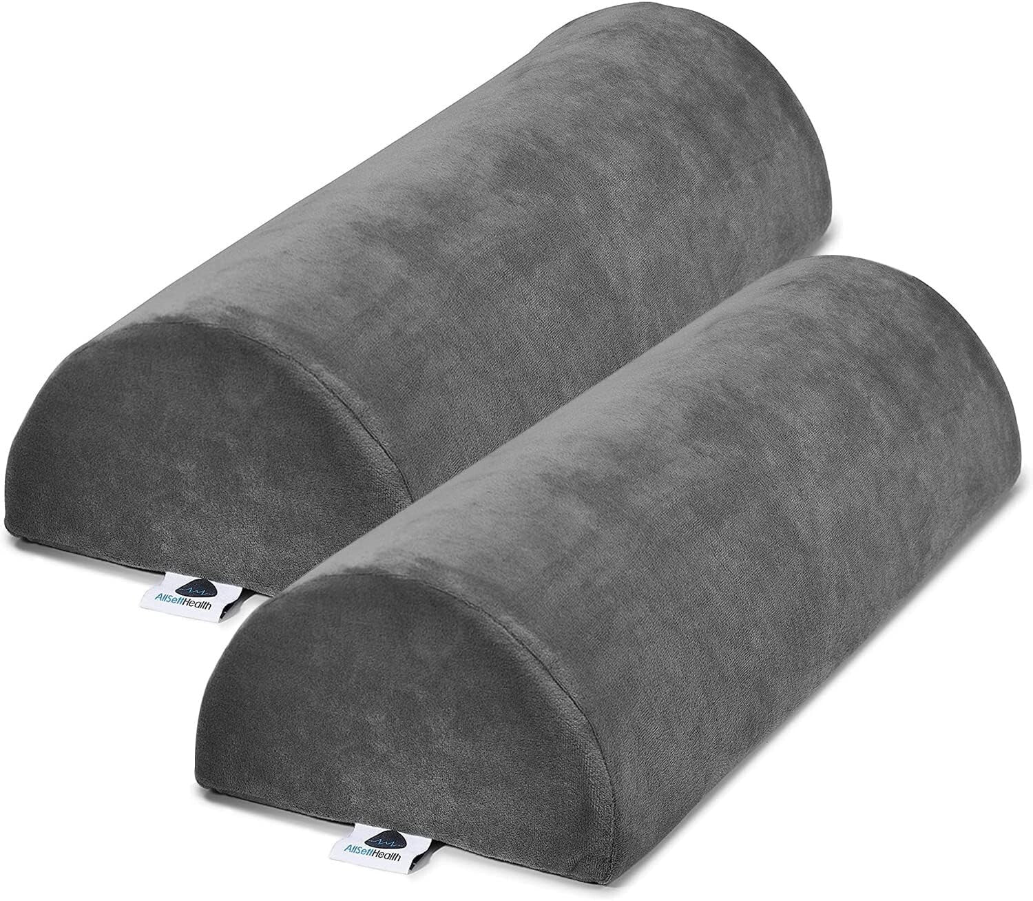 Multi-Position Lumbar Support Bolster Pillows for Legs & Head - Machine Washable