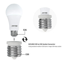 Load image into Gallery viewer, Reliable E39 to E26 Socket Reducer, 200℃ Heat-Resistant Ceramic Adapter, 10-Pack