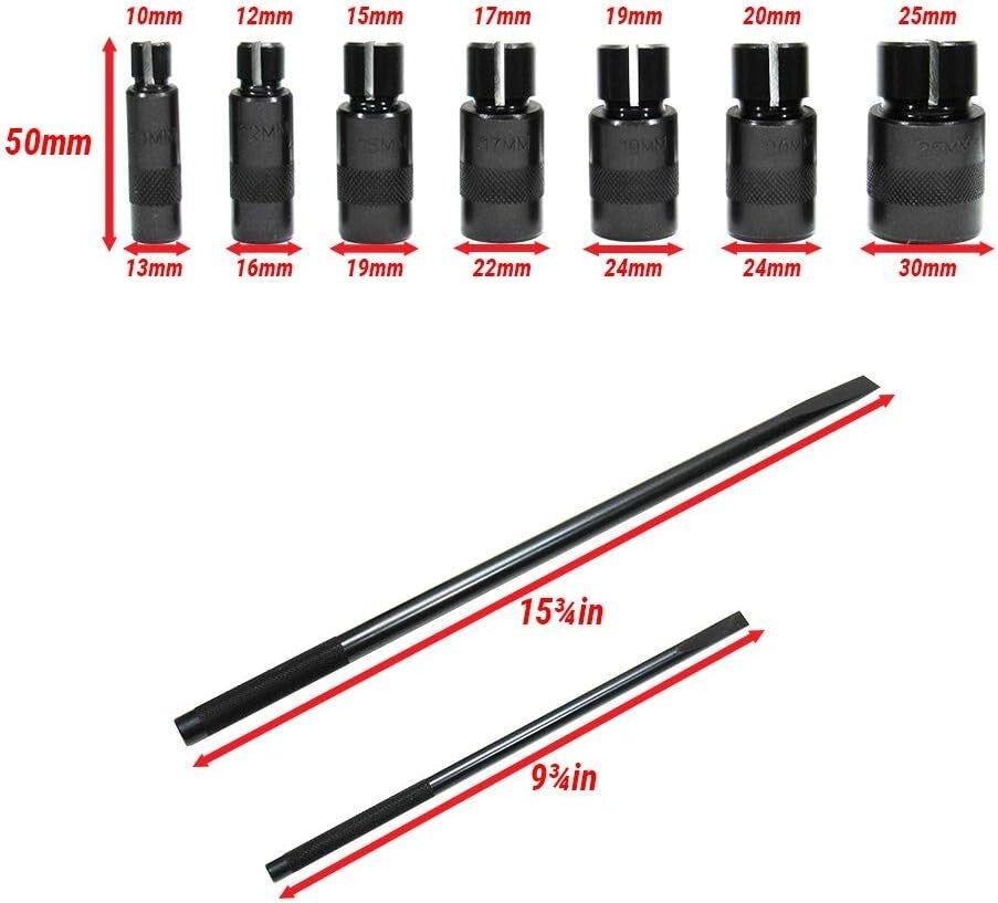 Motorcycle Wheel Bearing Remover with Lifetime Warranty - Easy to Use & Store