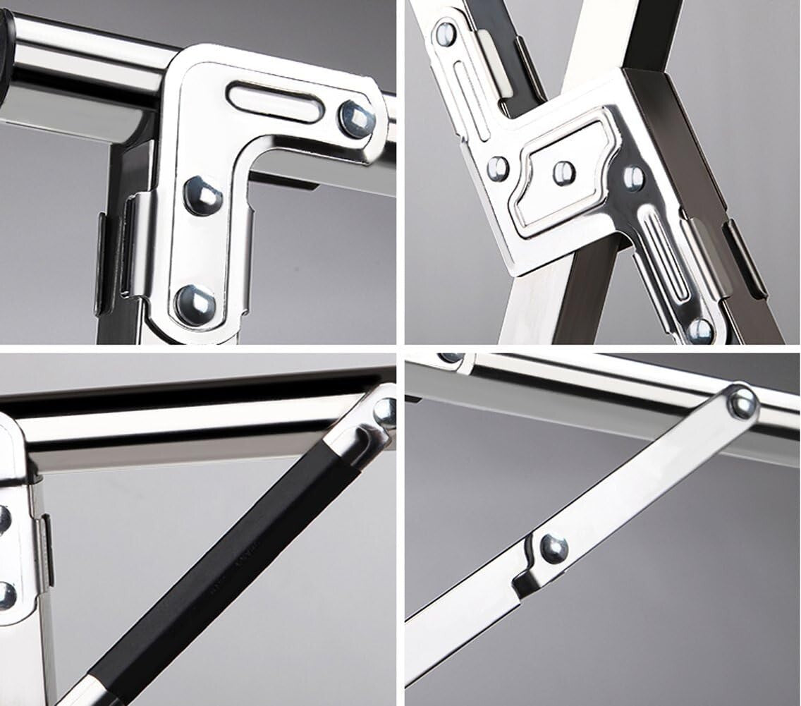 63-Inch Collapsible Heavy Duty Clothes Drying Rack for Indoor/Outdoor Use