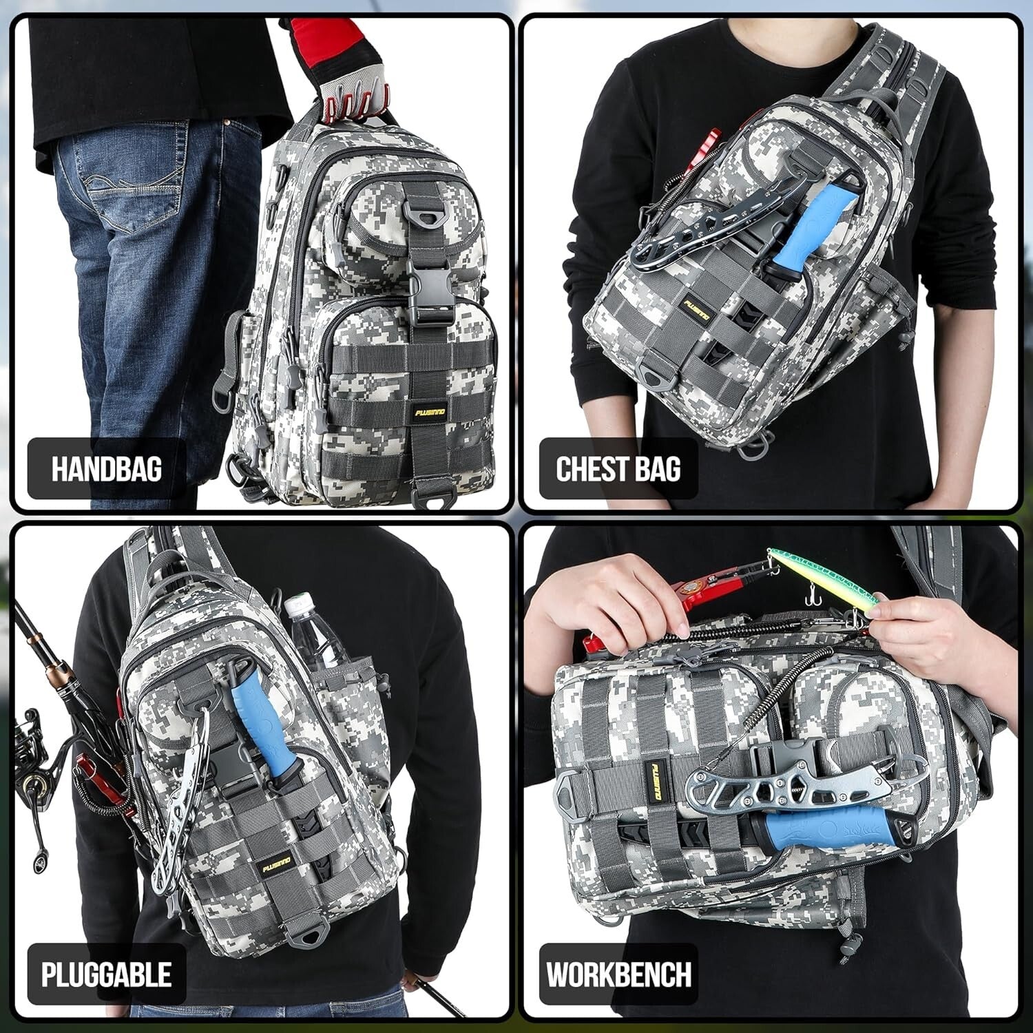 Multi-Functional Fishing Backpack with Tackle Storage & Water-Resistant Design