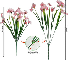 Load image into Gallery viewer, Weather Resistant 72 Bundles Pink Artificial Flowers for Indoor/Outdoor Use