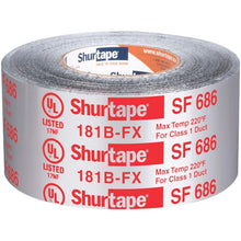Load image into Gallery viewer, UL 181B-FX Silver Butyl Foil HVAC Tape - 3" x 33.3 Yards for Indoor/Outdoor