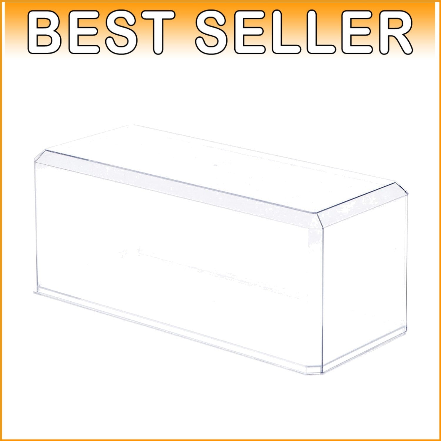 Clear 1:18 Scale Car Case - Perfect for Showcasing and Protecting Collectibles