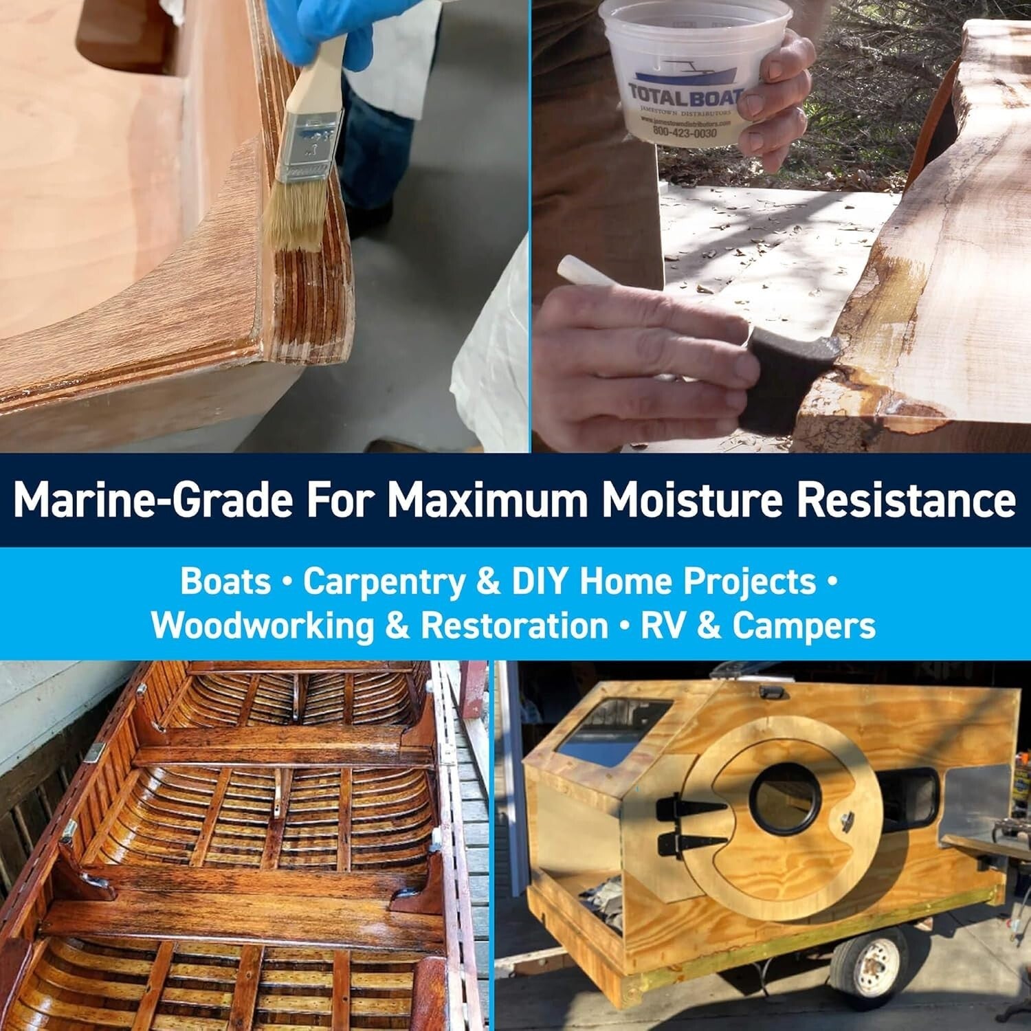 Premium Cold Weather Wood Stabilizer - Clear Epoxy for Rot Repair & Restoration