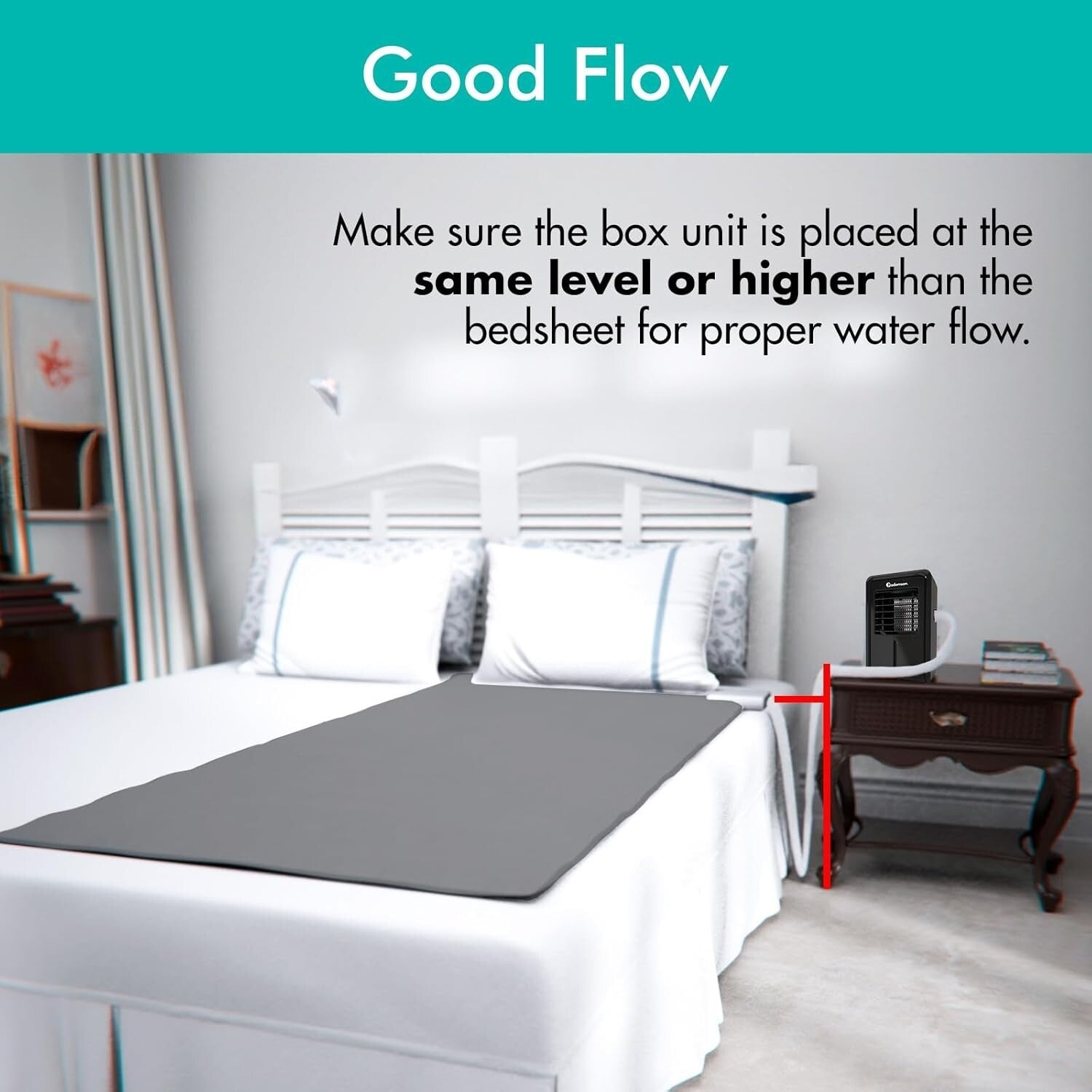 Experience Cool Comfort: B10 Twin Cotton Cooling Mattress Pad for Night Sweats