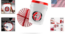 Load image into Gallery viewer, 5-Gallon Car Wash Bucket with Grit Guard &amp; Gamma Seal Lid for Safe Detailing
