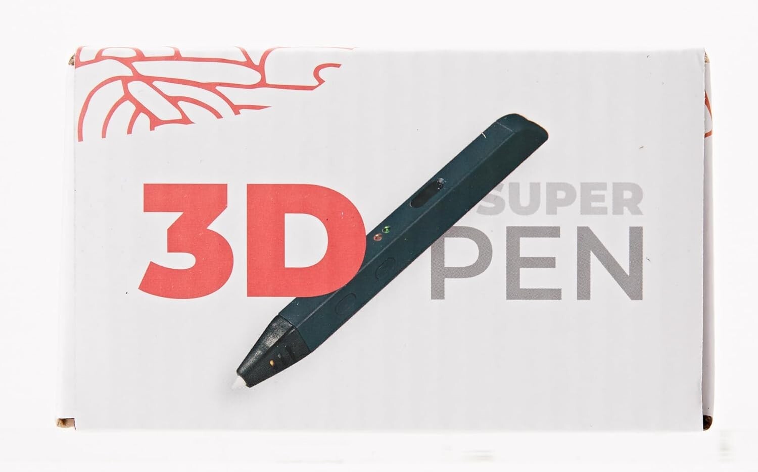 Ergonomic 3D Printing Pen with Adjustable Flow for Kids & Artists - Black