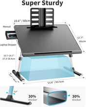Load image into Gallery viewer, Lightweight X-Large Laptop Bed Tray: Adjustable, Foldable for Comfort and Style