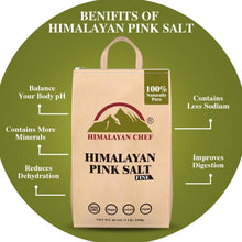 Load image into Gallery viewer, Fine Grain Pink Himalayan Salt 10 lbs - 100% Pure, Natural, and Ethically Sou...