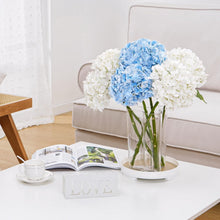 Load image into Gallery viewer, Lifelike 21" Hydrangea Flowers - Soft Touch with Washable Petals, 4-Piece Set