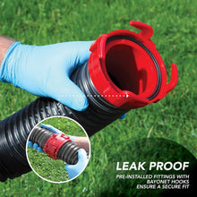 Load image into Gallery viewer, Durable 20-Foot RV Sewer Hose Kit - 2 Collapsible Hoses &amp; 90-Degree Adapter