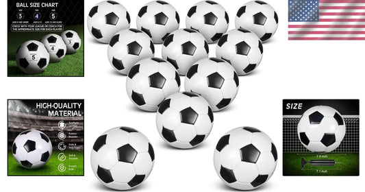 Brightly Colored Soccer Ball Pack with Pump - Ideal for Family Fun & Training