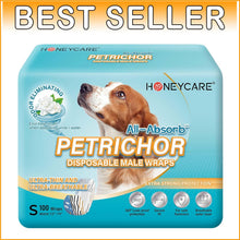 Load image into Gallery viewer, Comfortable Disposable Male Dog Diapers - Small Size, Ideal for Incontinence