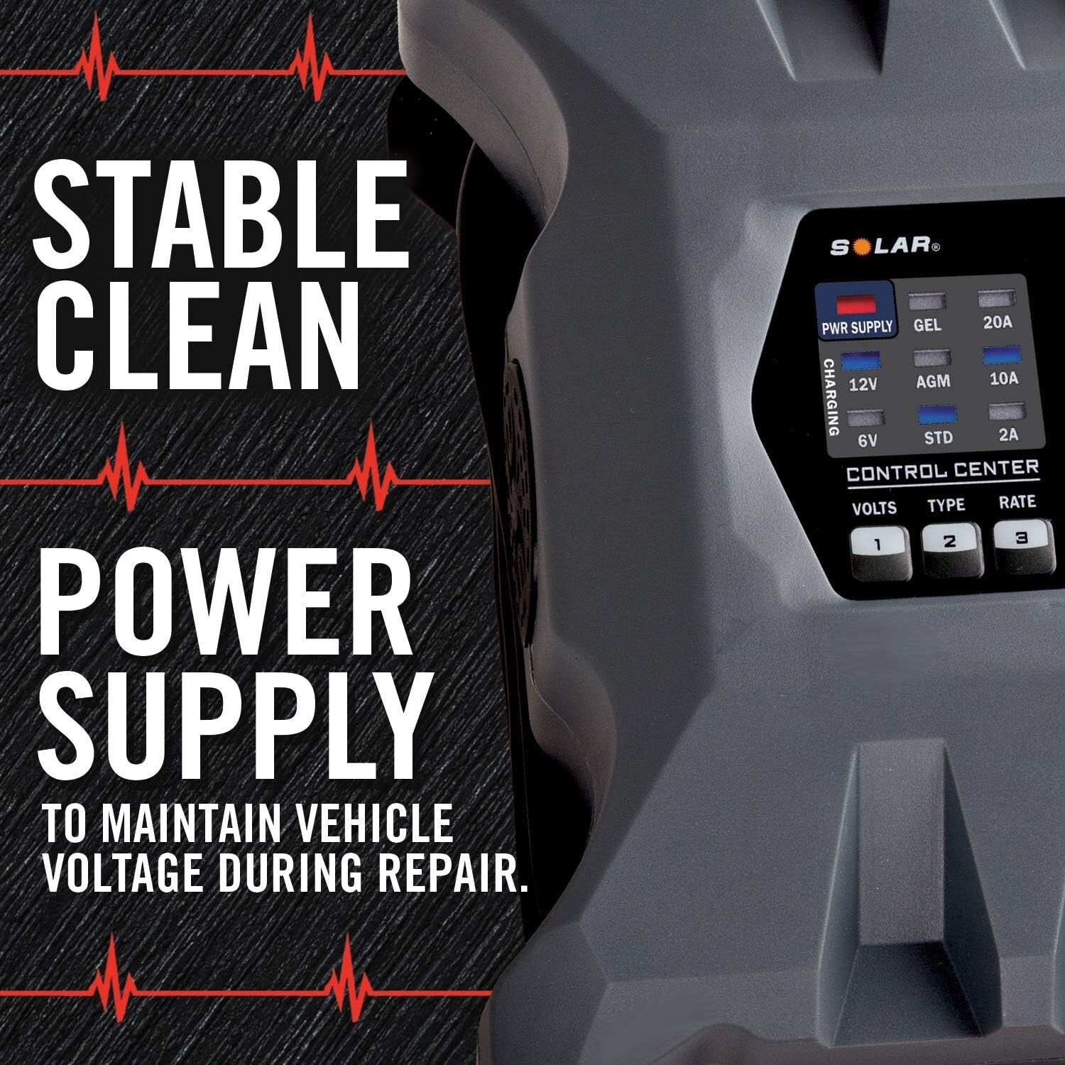 Lightweight Smart 20-Amp Battery Charger – Perfect for 6V/12V Charging Needs