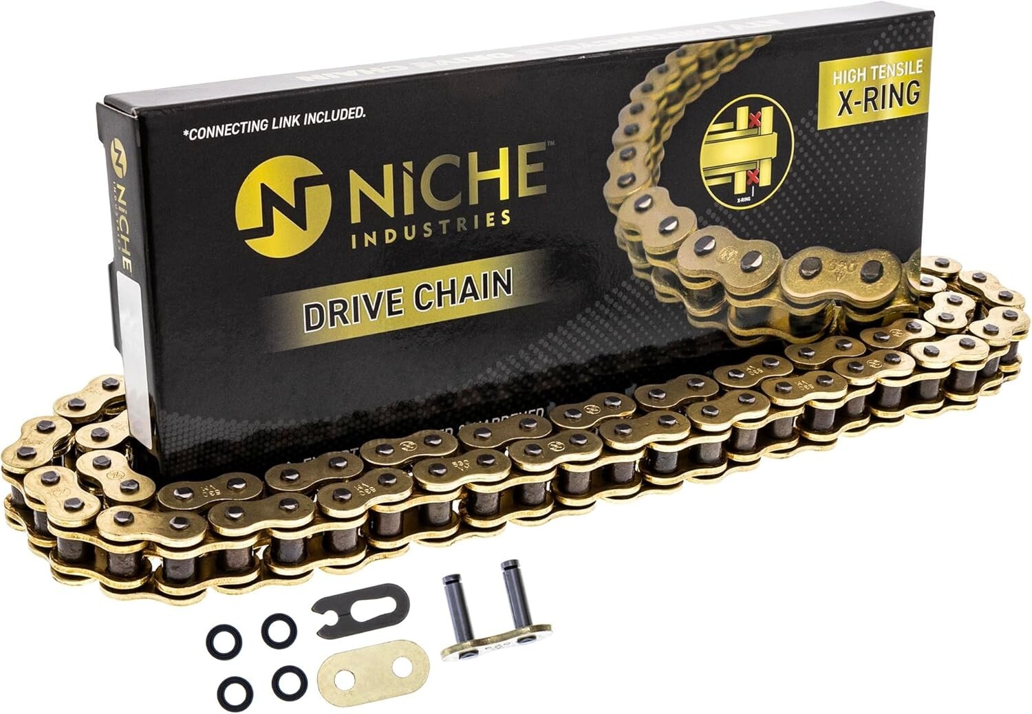 530 X-Ring Motorcycle Chain - 118 Links | Ideal for Tough Conditions | 9127 lbf