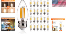 Load image into Gallery viewer, Dimmable E26 LED Candle Light Bulbs, 24-Pack - Soft White Glow for Home Décor