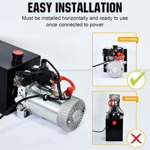 Load image into Gallery viewer, Powerful 12V Dump Trailer Hydraulic Pump with 8 Quart Capacity &amp; Remote Control
