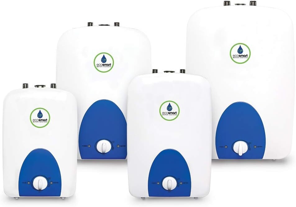 Effortless Hot Water: ECO 6 Electric Mini Tank Heater, 6 Gal - Wall-Mounted