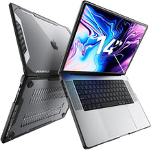 Load image into Gallery viewer, MacBook Pro 14 inch Rugged Hard Shell Case with Shock Absorber - Black