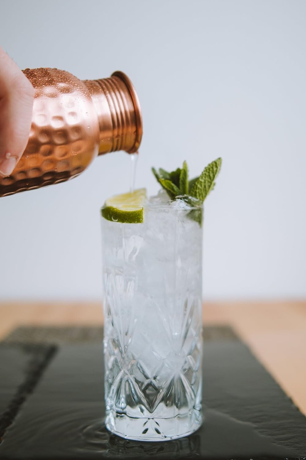 Elegant Ayurvedic Copper Water Vessel - 34 Oz Extra Large Hydration Solution