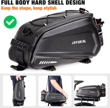 Load image into Gallery viewer, Reflective Waterproof Bike Bag - 9.5L Capacity Trunk Carrier with Shoulder Strap